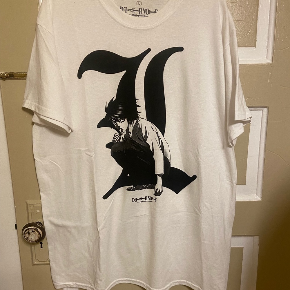 BRAND NEW Mens DeathNote L Short Sleeve Tee‼️